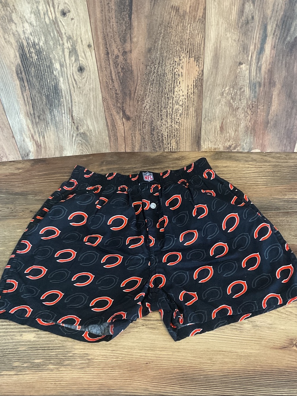 NFL Chicago Bears Boxer Shorts 100% Cotton S/P 176B